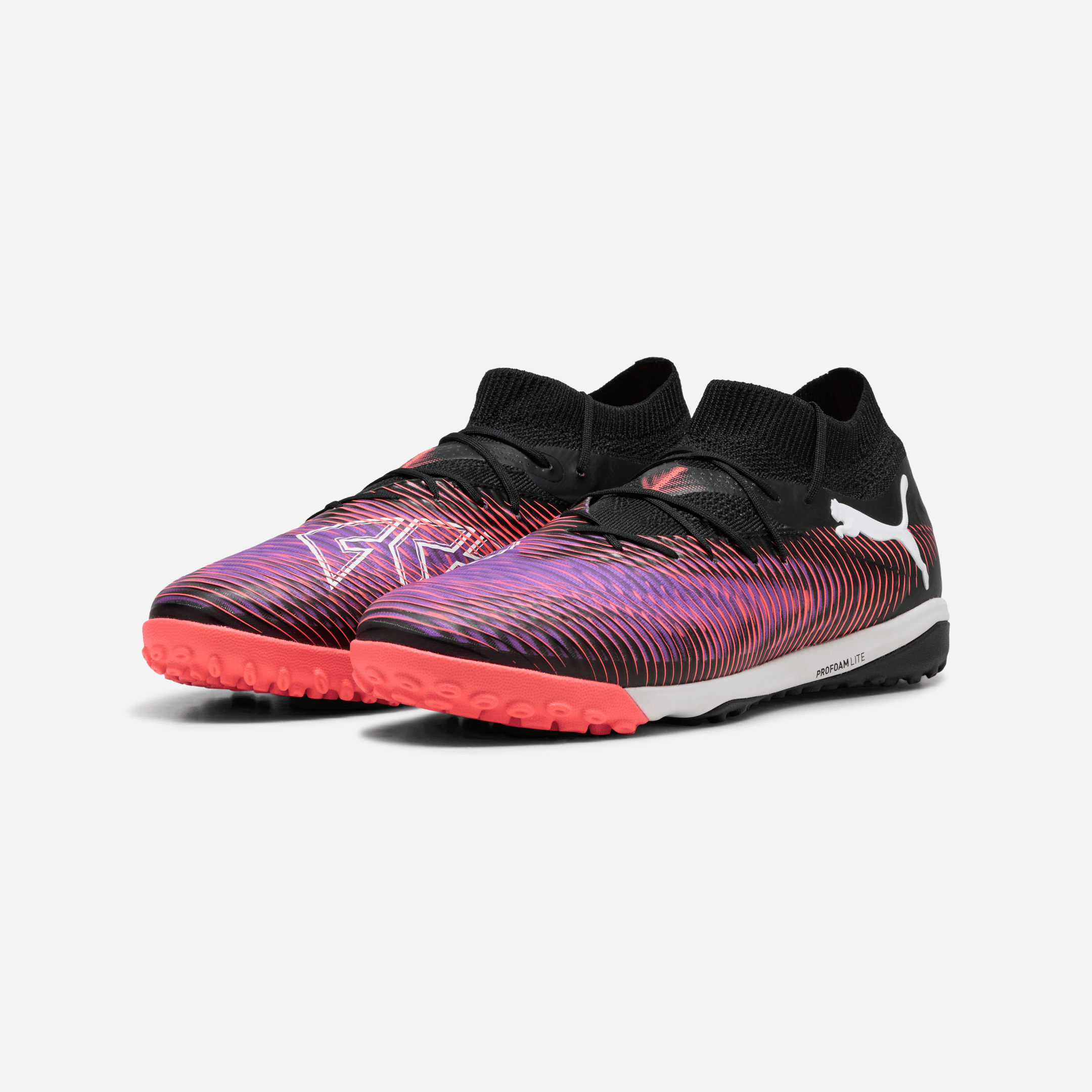 حذاء كرة قدم Puma Future 8 Pro Cage للبالغين للرجال باللون الأسود
