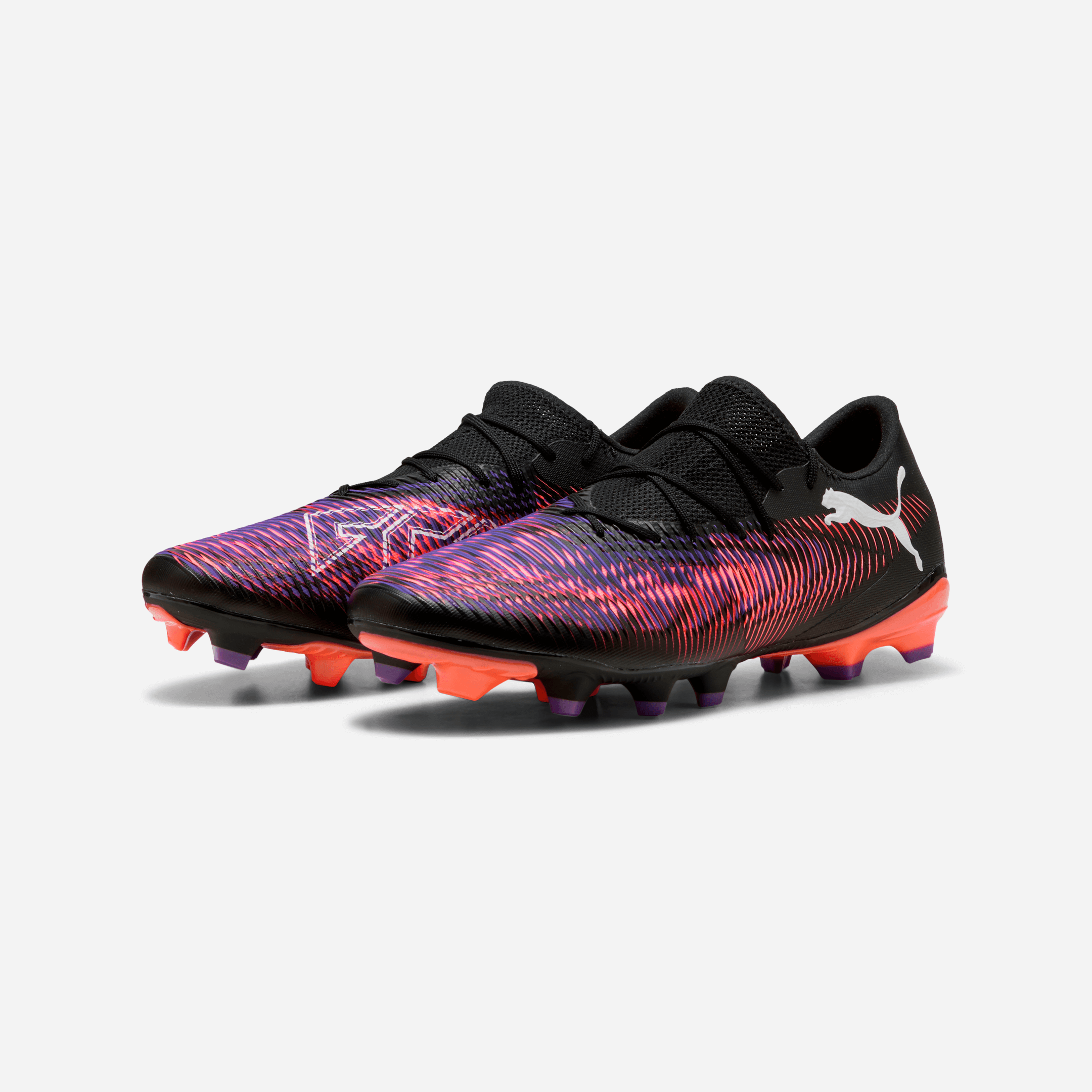 حذاء كرة قدم Puma Future 8 Match Low Fg/Ag للبالغين للرجال، أسود