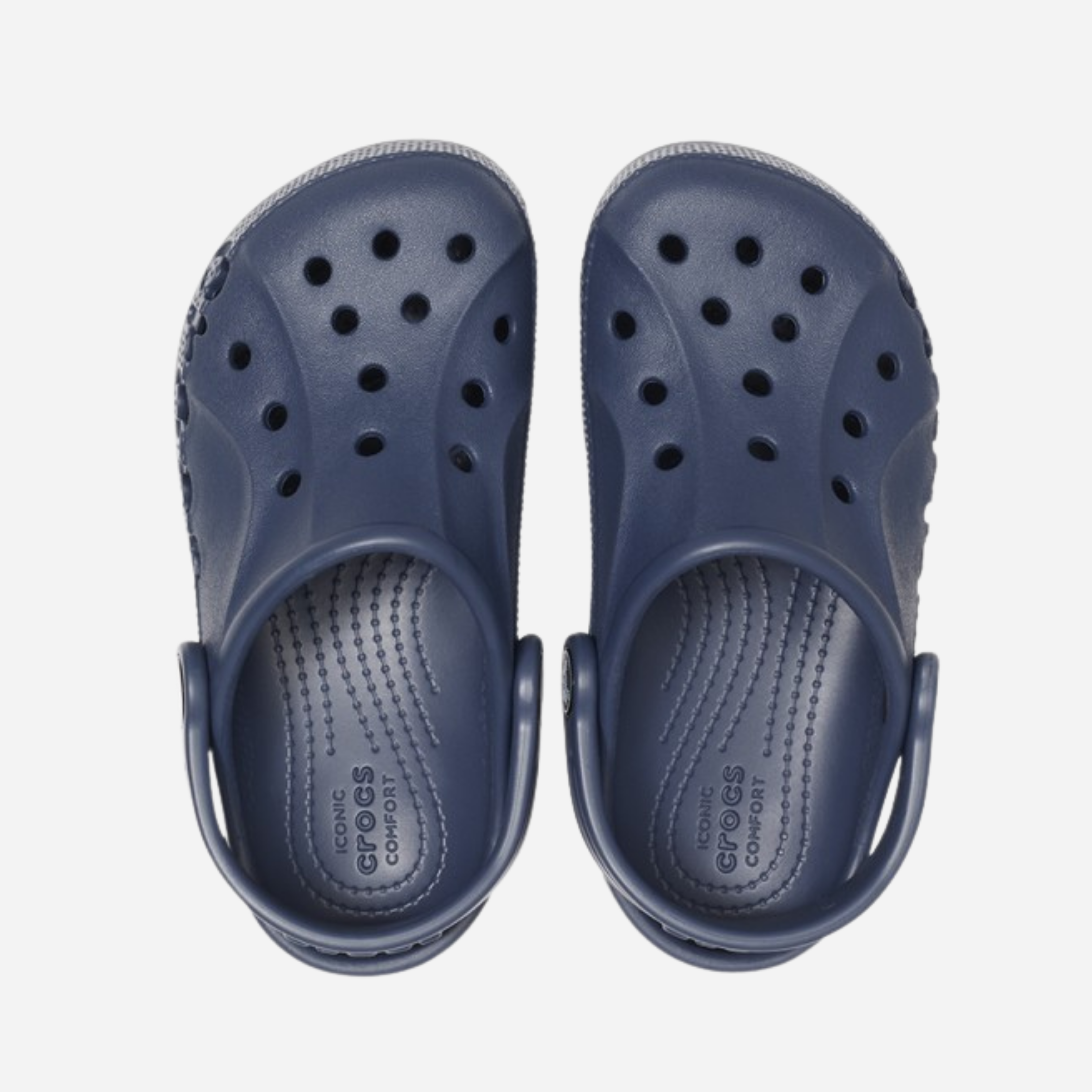 حذاء كروكس بايا كلوج كيه للأطفال للجنسين، أزرق داكن