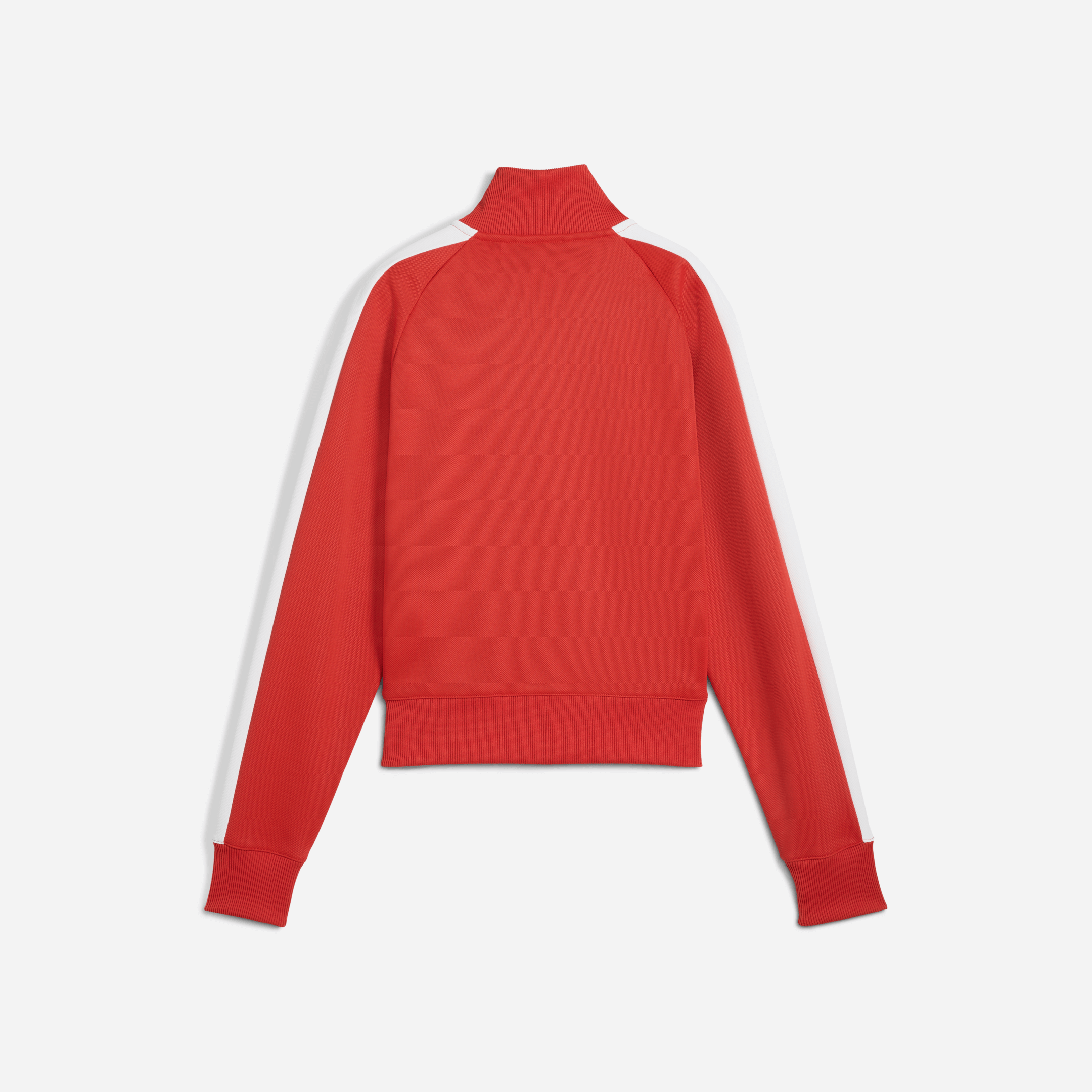 جاكيت رياضي قصير من Puma T7 Always On للنساء البالغات، باللون الأحمر