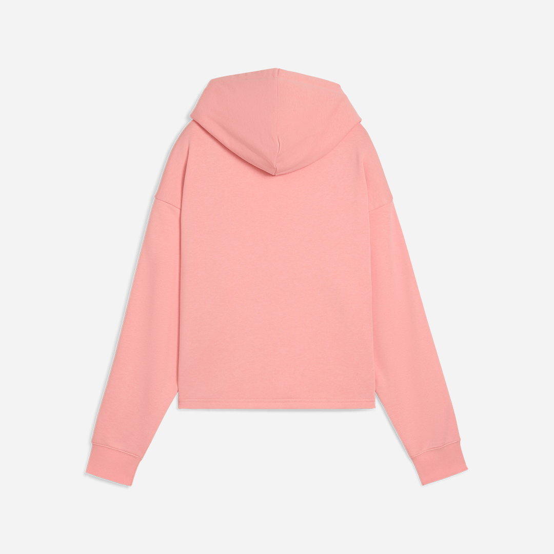 هودي بوما Ess Tape Comfort Crop Tr للبالغين والنساء، وردي