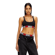 حمالة صدر رياضية للنساء من Diesel Ufsb-Oriba للبالغين، لون أسود