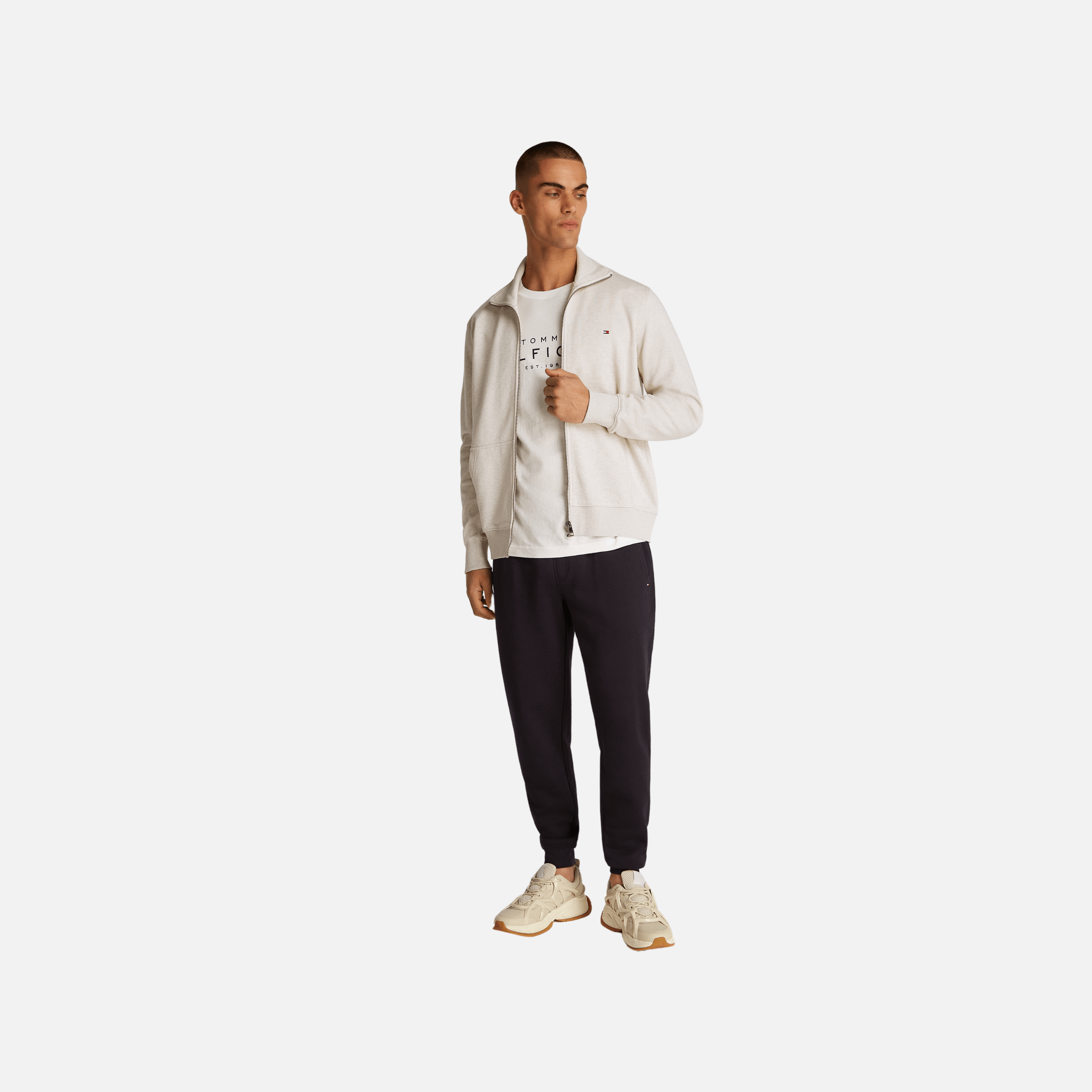 Tommy Hilfiger Essential Terry Zt Stand Collar Sweatshirts
