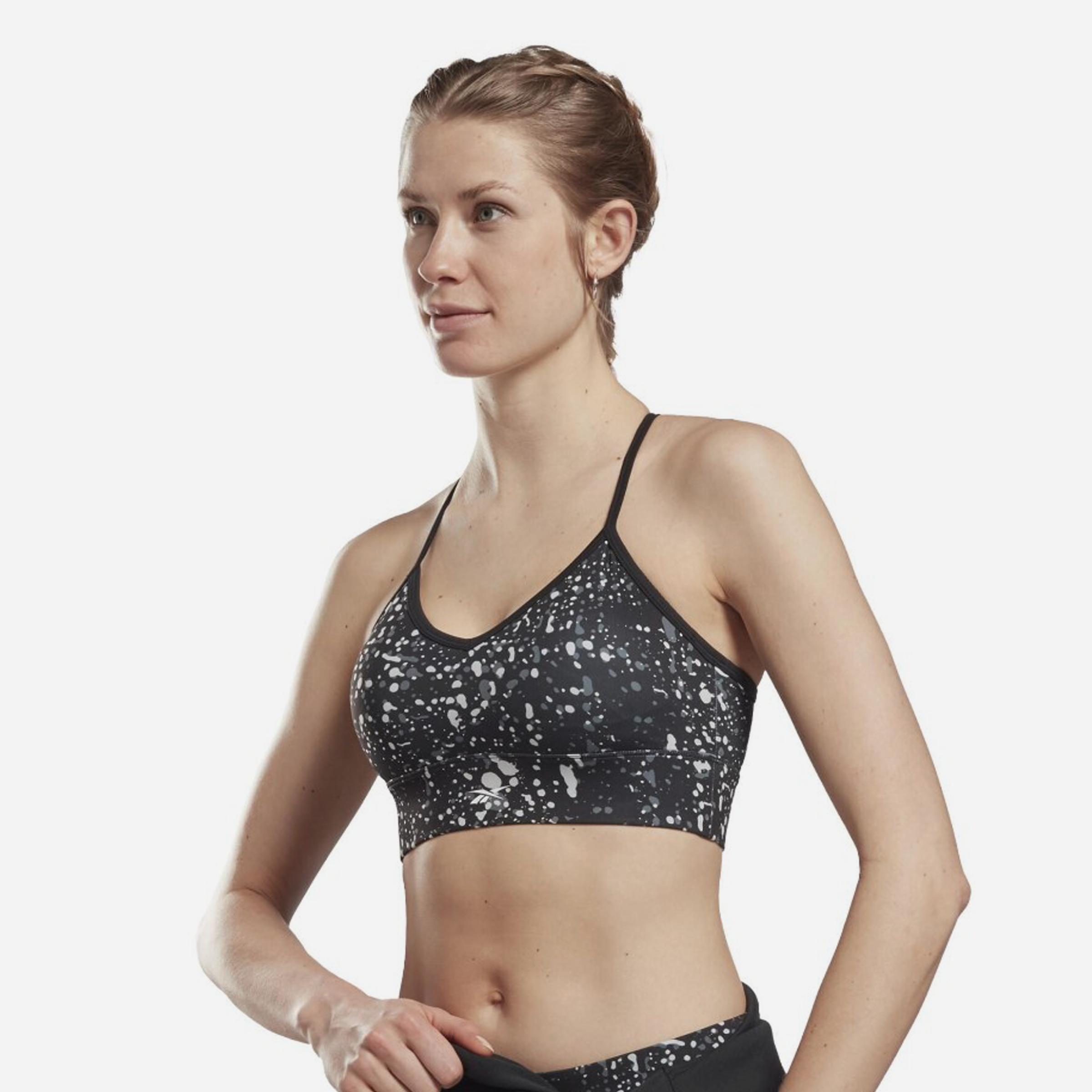Reebok Wor Aop Tri Back Brassière de Sport