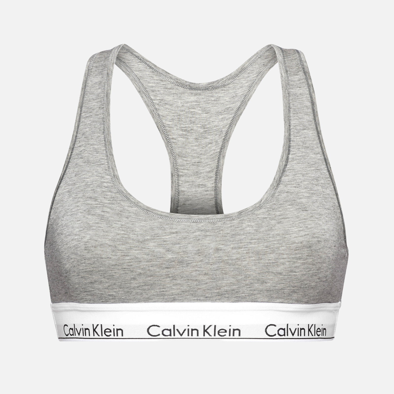 Calvin Klein Unlined Bralette Adultes Femme Soutien-Gorge Gris