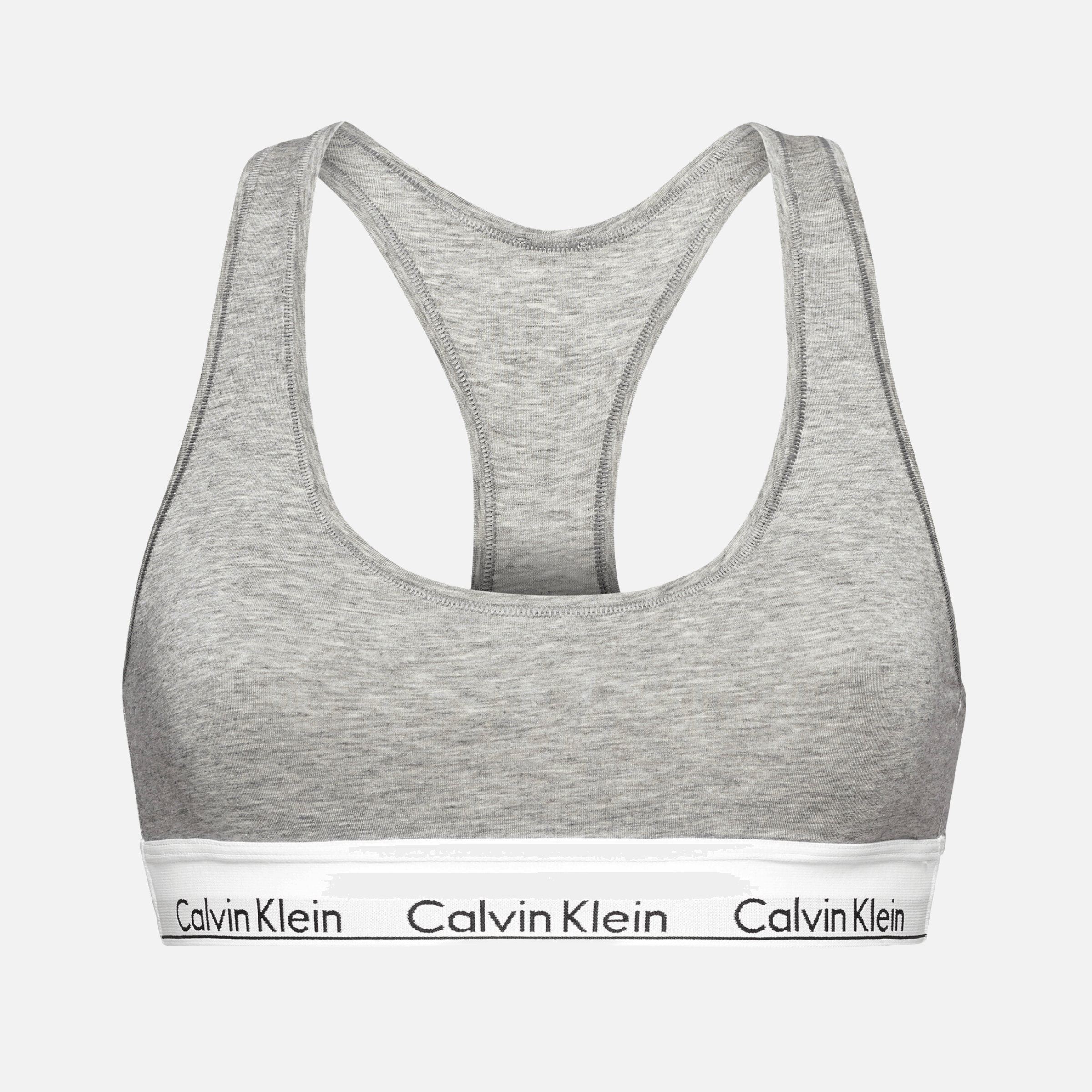 Calvin Klein Unlined Bralette Adultes Femme Soutien-Gorge Gris