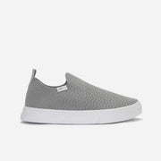Reebok Onlux Chaussures Sans Lacets grises avec semelle blanche pour un style moderne et quotidien.