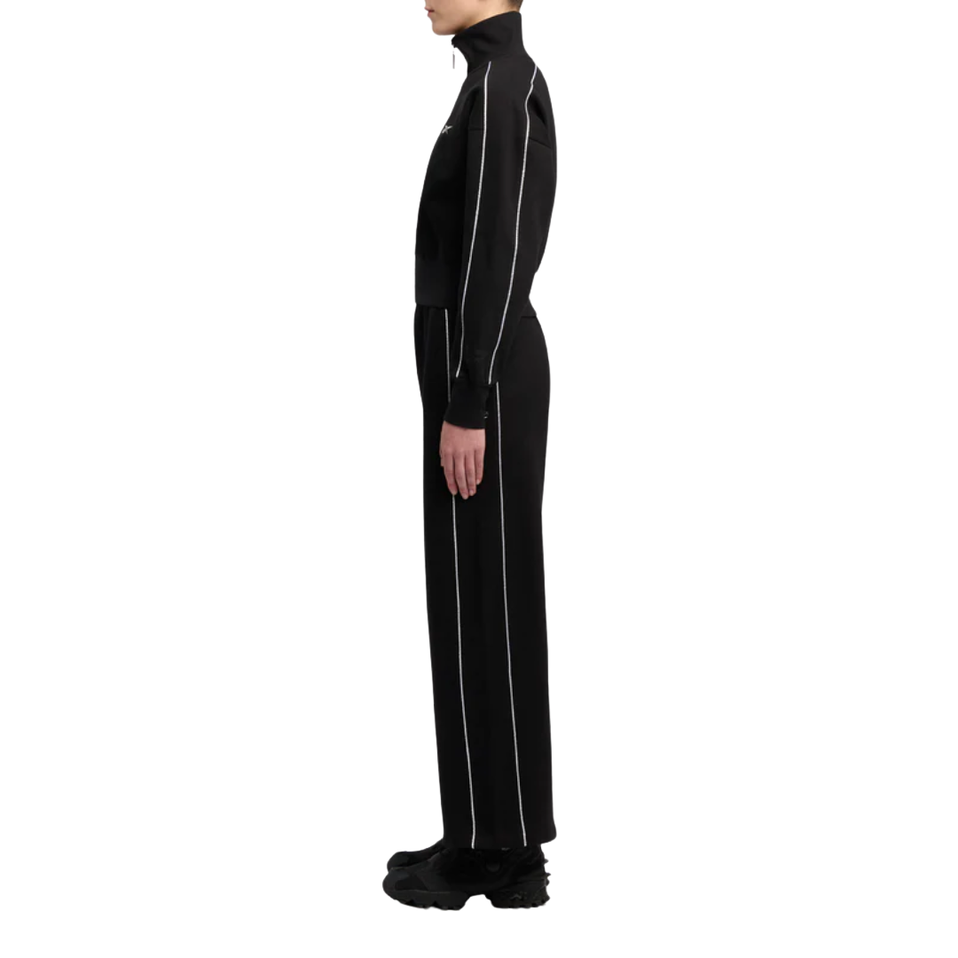 Reebok Metallic Logo Wide Leg Fleece Pantalon