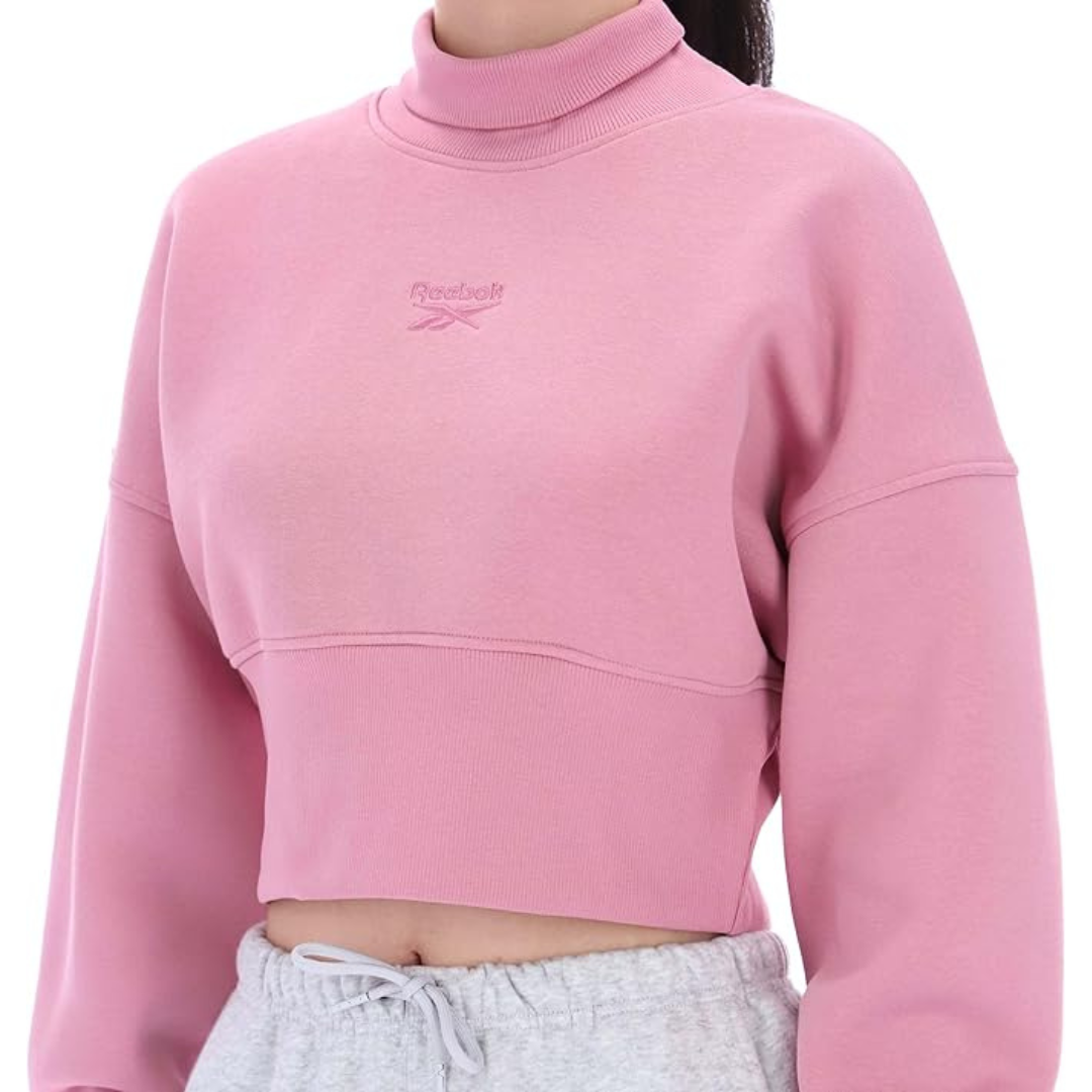 Reebok Eyeball Cropped Crewneck Sweatshirts