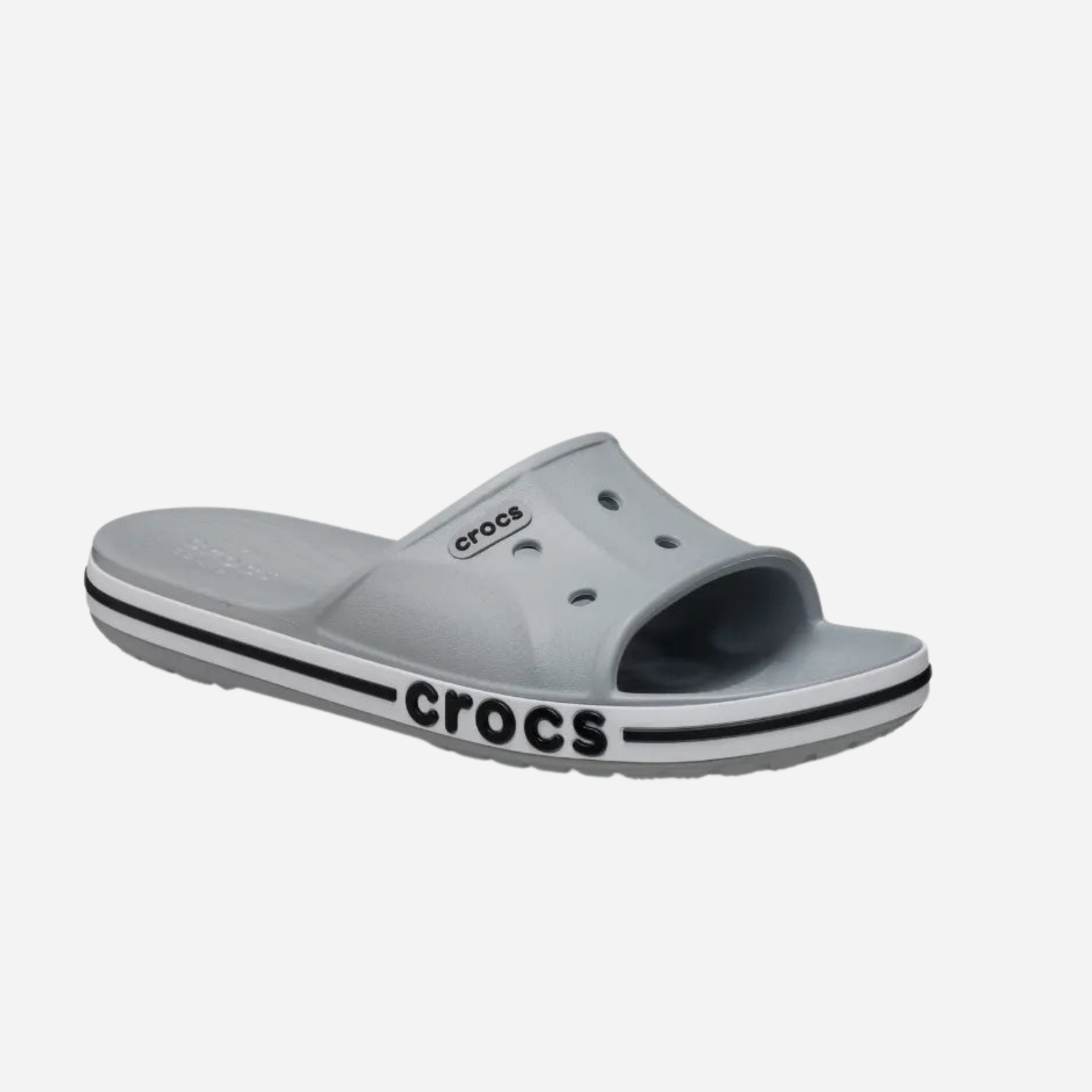 Crocs Bayaband Slide Adultes Unisexe Claquettes Gris