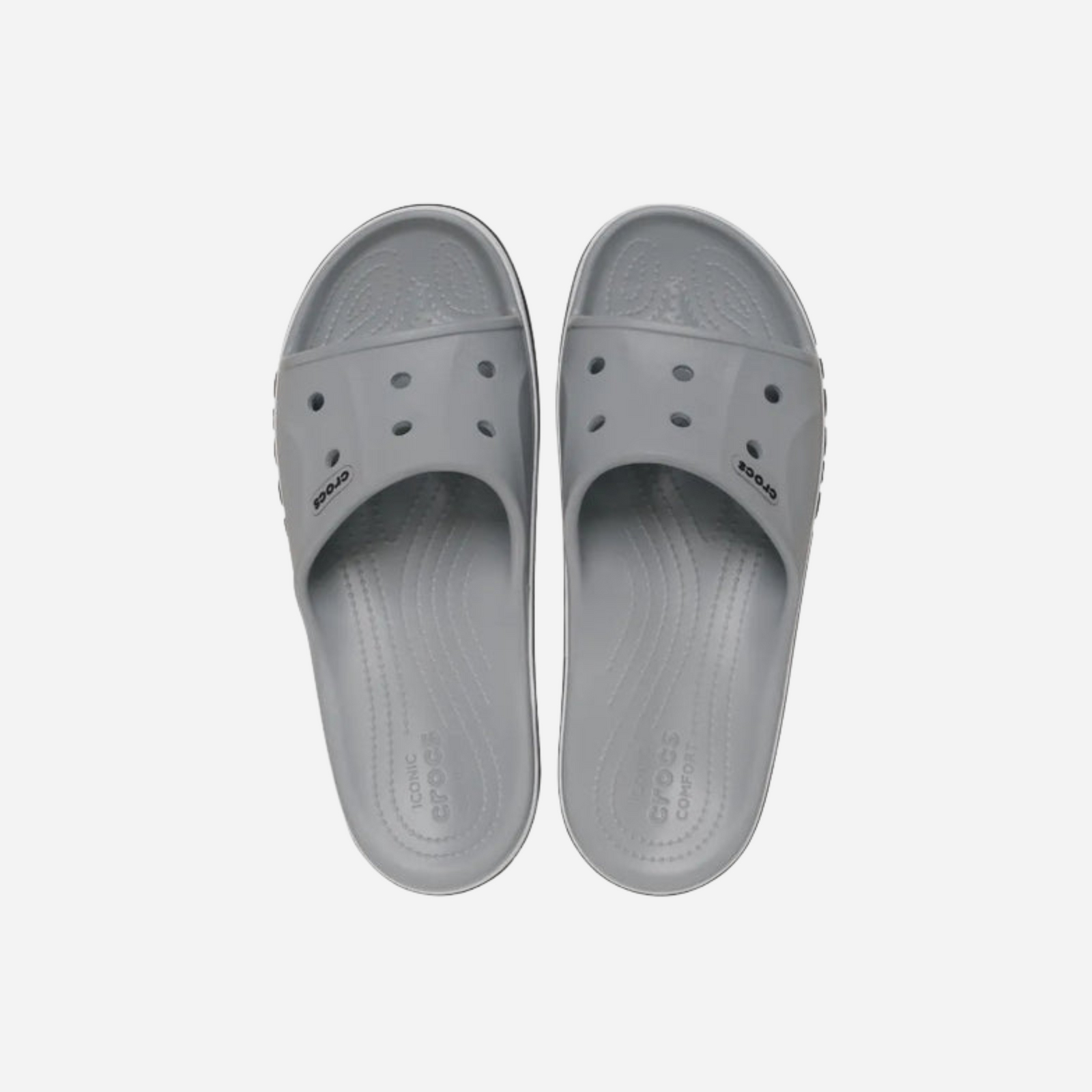 Crocs Bayaband Slide Adultes Unisexe Claquettes Gris