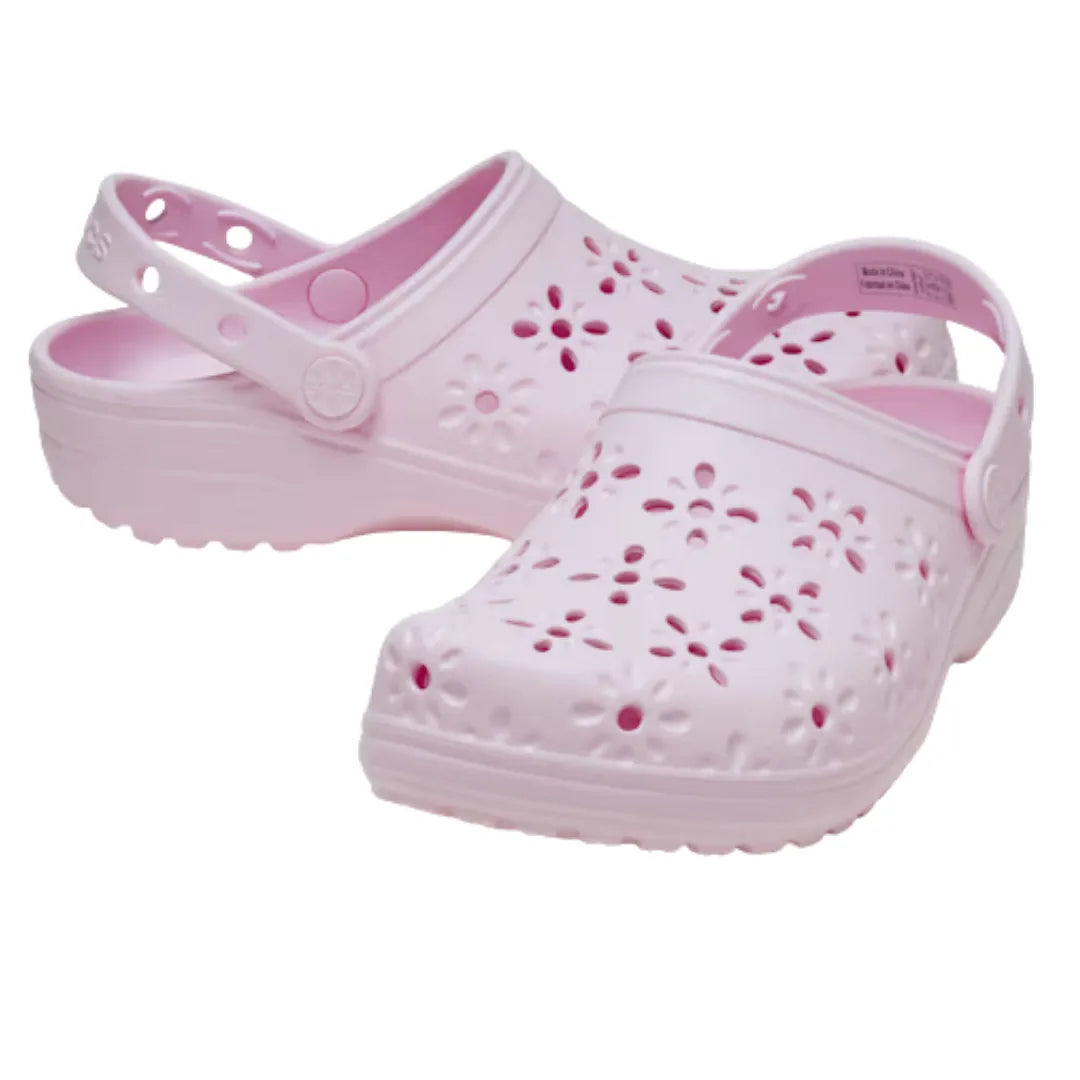 Crocs Classic Floral Cut Out Sabots