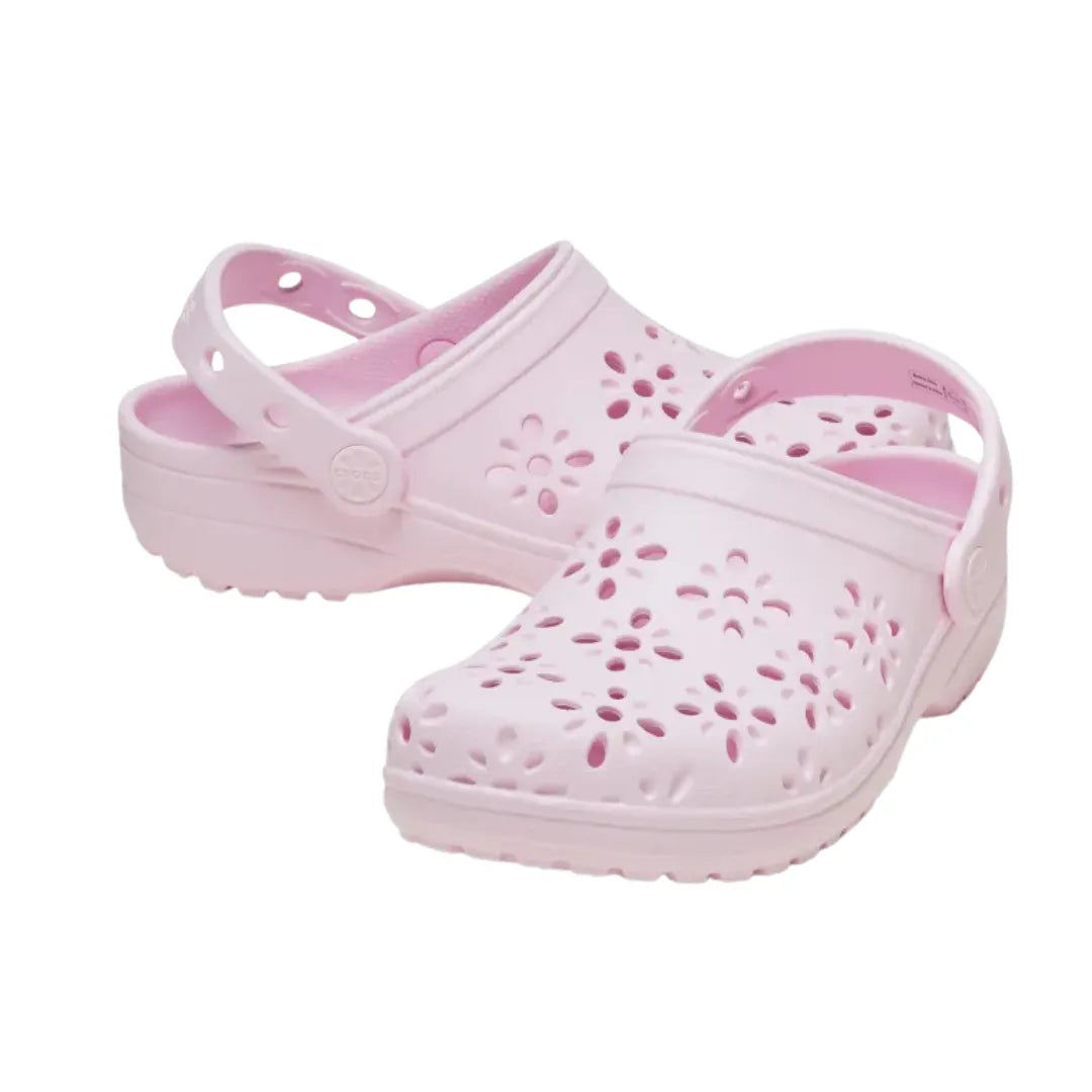 Crocs Classic Floral Cut Out Sabots