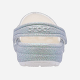 Crocs Classic Iridescent Glitter Cgk Enfants Unisexe Sabots Argent