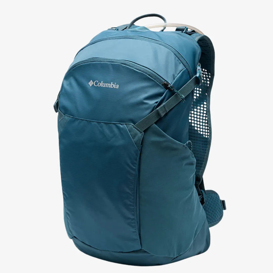 Columbia Blackcomb Ridge™ 30L Sac À Dos en bleu avec panneau dorsal respirant et poches multiples.