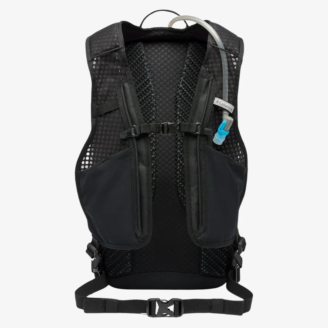 Columbia Blackcomb Ridge™ 18L Sac À Dos vue arrière avec dos en mesh respirant et système de poche à eau.
