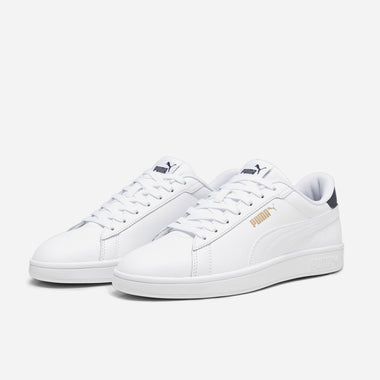 Puma Smash 3.0 L Baskets Adultes Homme Blanc