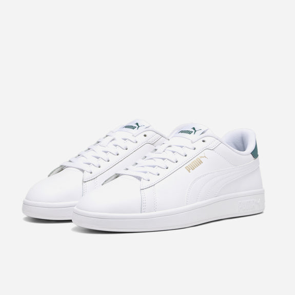 Puma Smash 3.0 L Baskets Adultes Homme Blanc