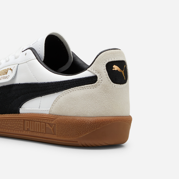 Puma Palermo Lth Adultes Unisexe Baskets Blanc
