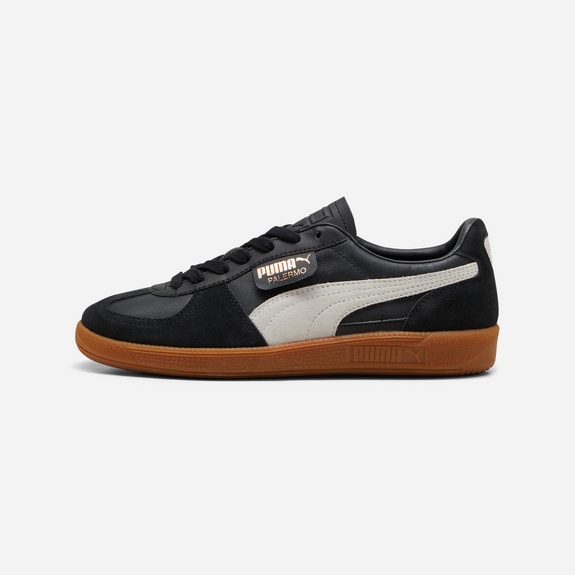 Puma Palermo Lth Adultes Unisexe Baskets Noir