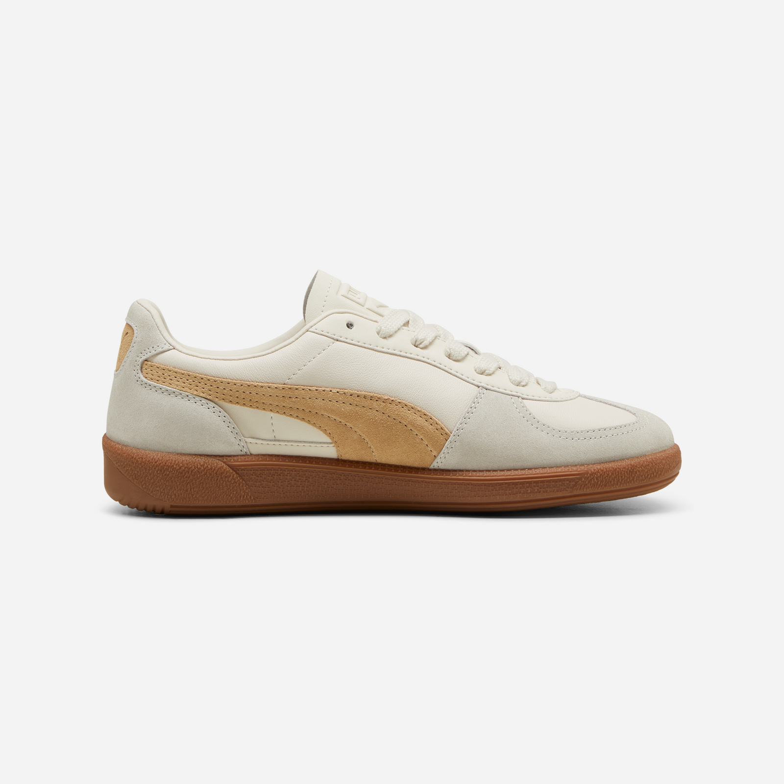 Puma Palermo Lth Adultes Unisexe Baskets Blanc Cassé