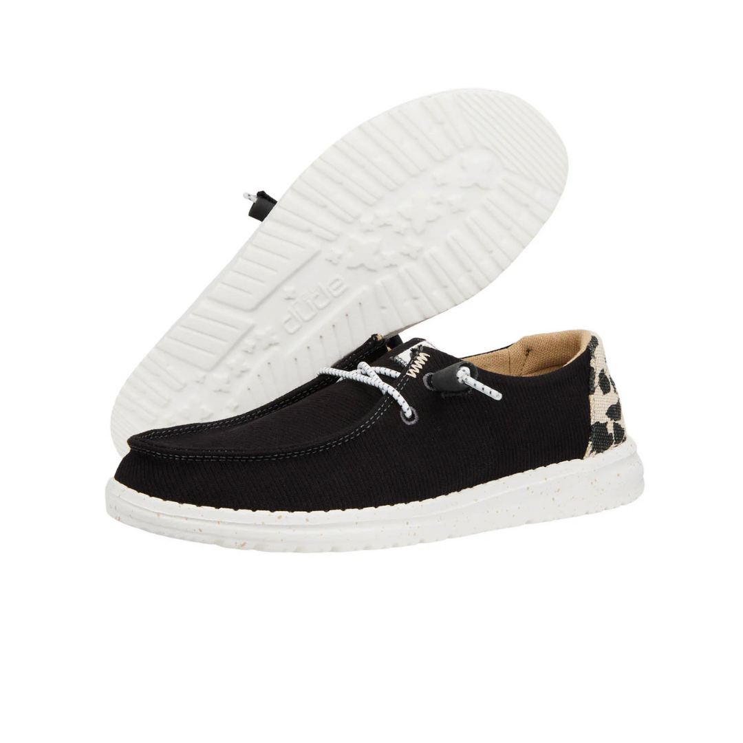 Hey Dude Wendy Leopard Chaussures à  Enfiler