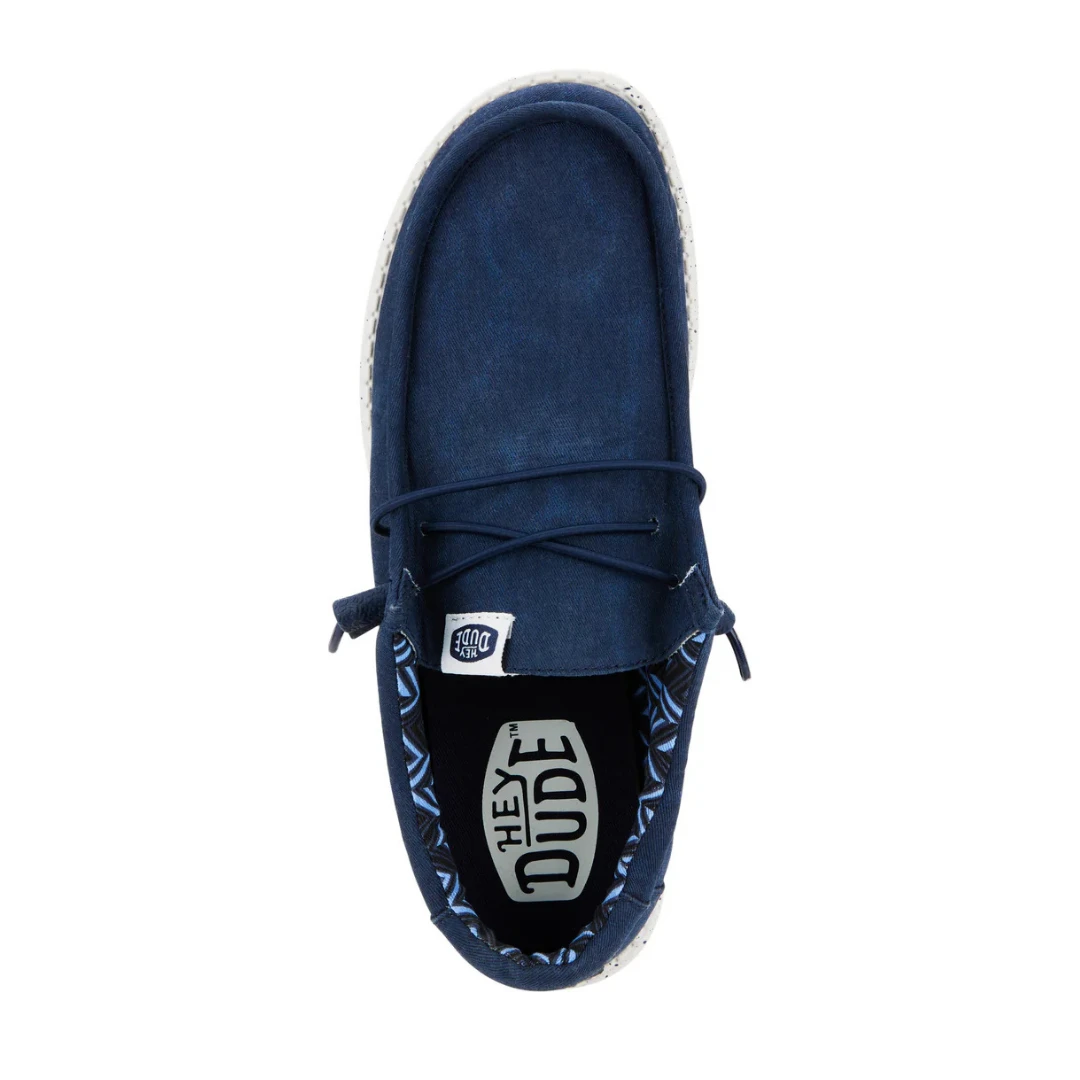 Hey Dude Wally Y Stretch Canvas Chaussures à Enfiler by HEY DUDE