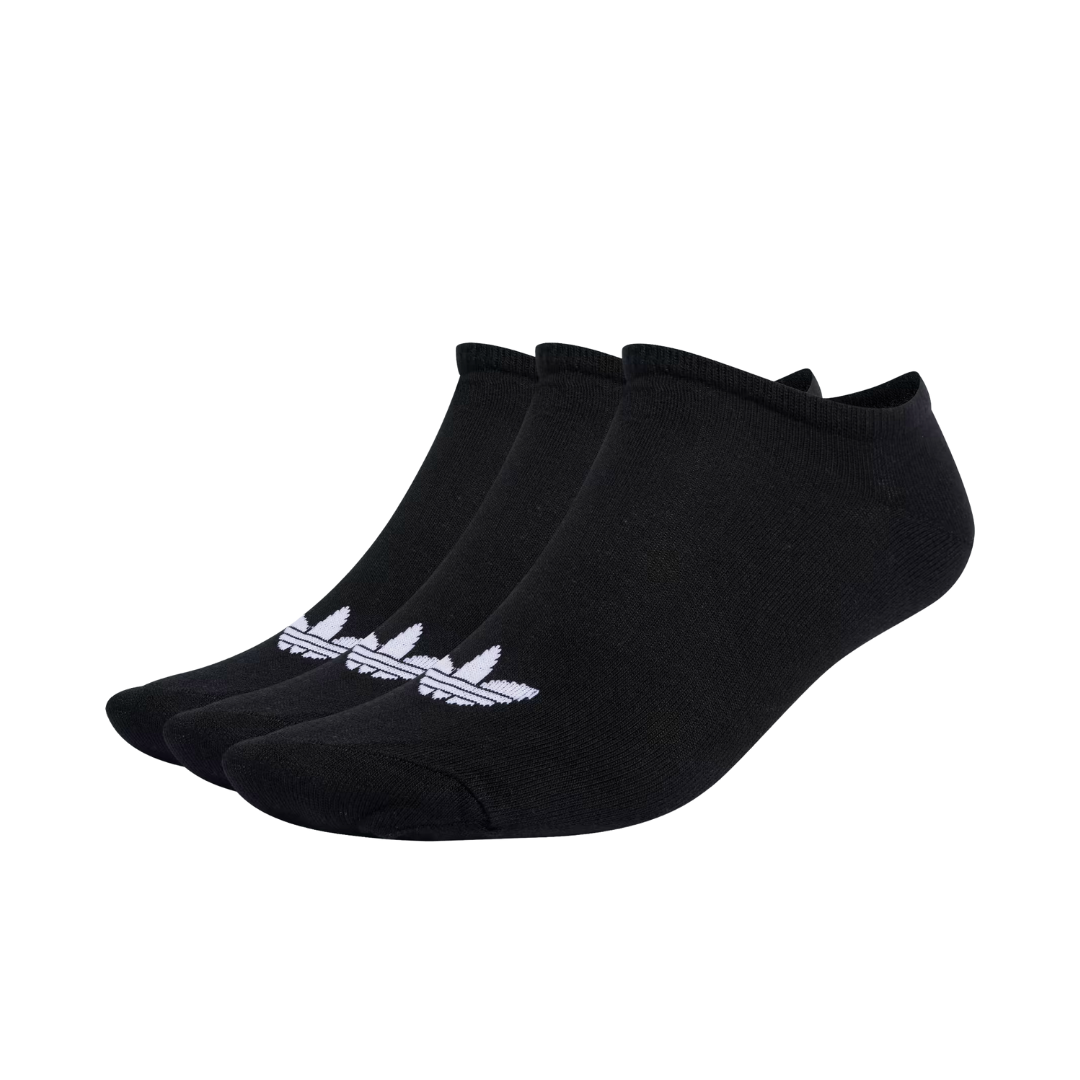 Adidas Trefoil Liner Socks - 3 Pairs Tous Âges Homme Chaussettes Basses Noir