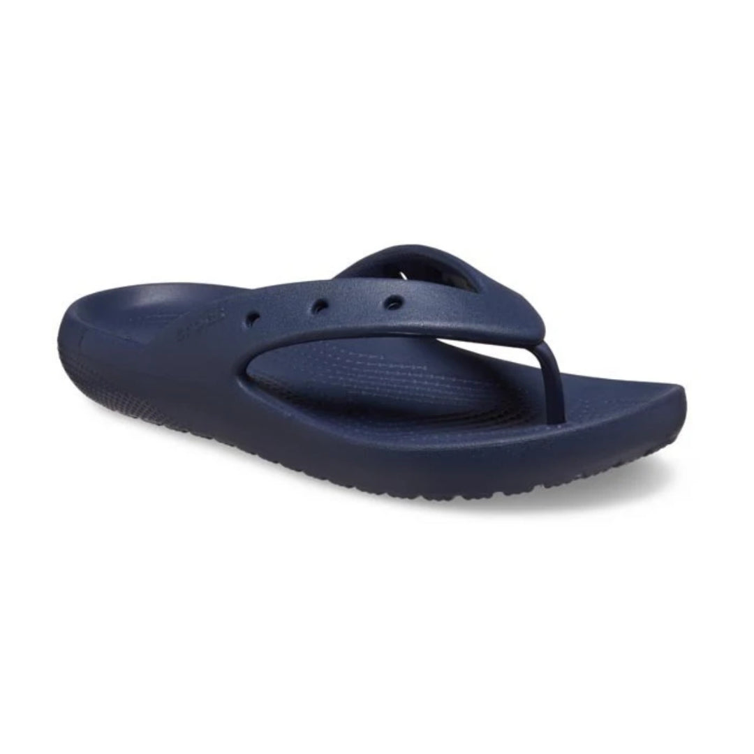crocs classic flip v2 adultes unisexe tongs bleu marine