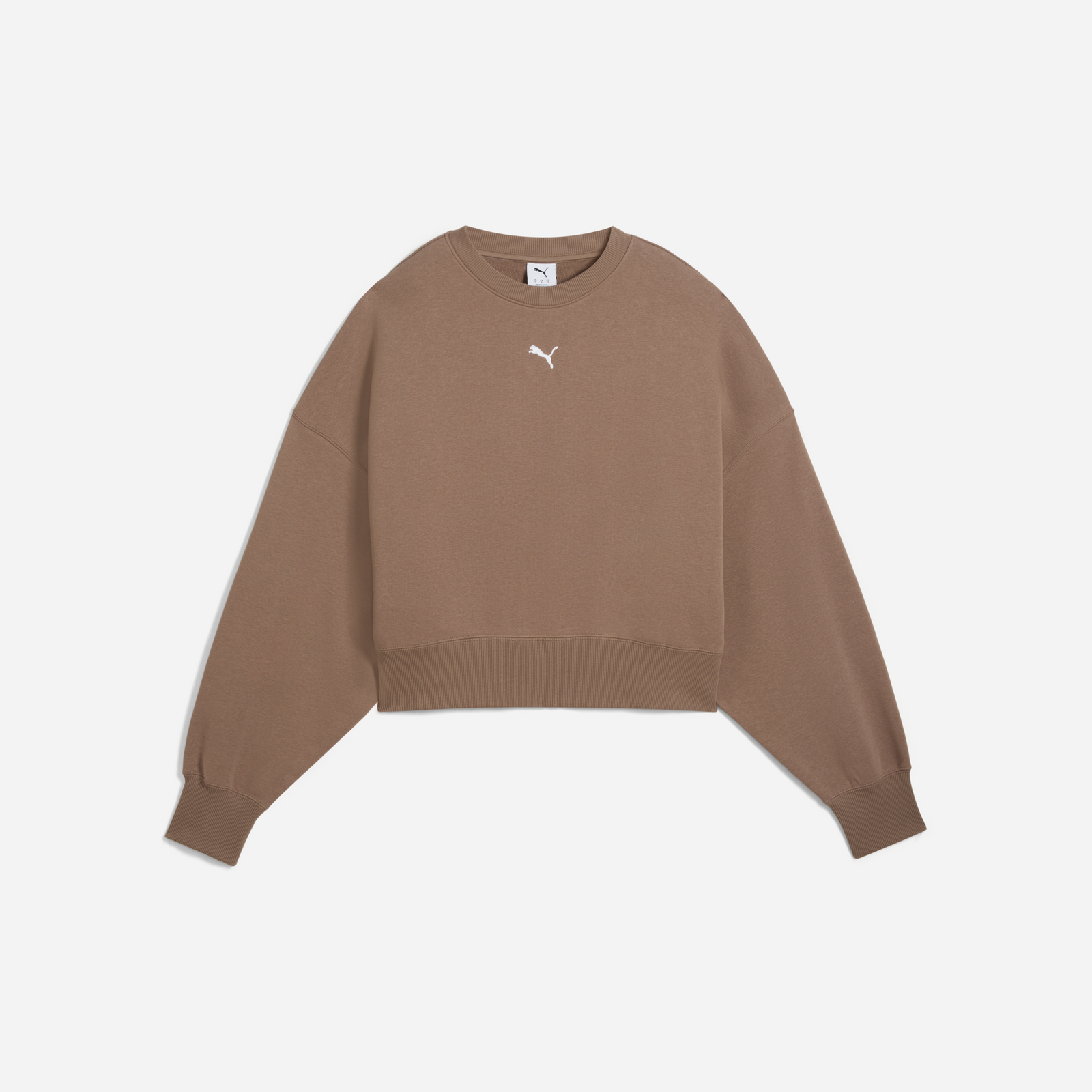 Puma Wardrobe Ess Over-Oversized Crew Tr Adultes Femme Sweatshirts Gris