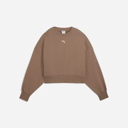 Puma Wardrobe Ess Over-Oversized Crew Sweatshirts by PUMA