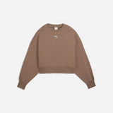 Puma Wardrobe Ess Over-Oversized Crew Tr Adultes Femme Sweatshirts Gris