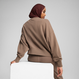 Puma Wardrobe Ess Over-Oversized Crew Tr Adultes Femme Sweatshirts Gris