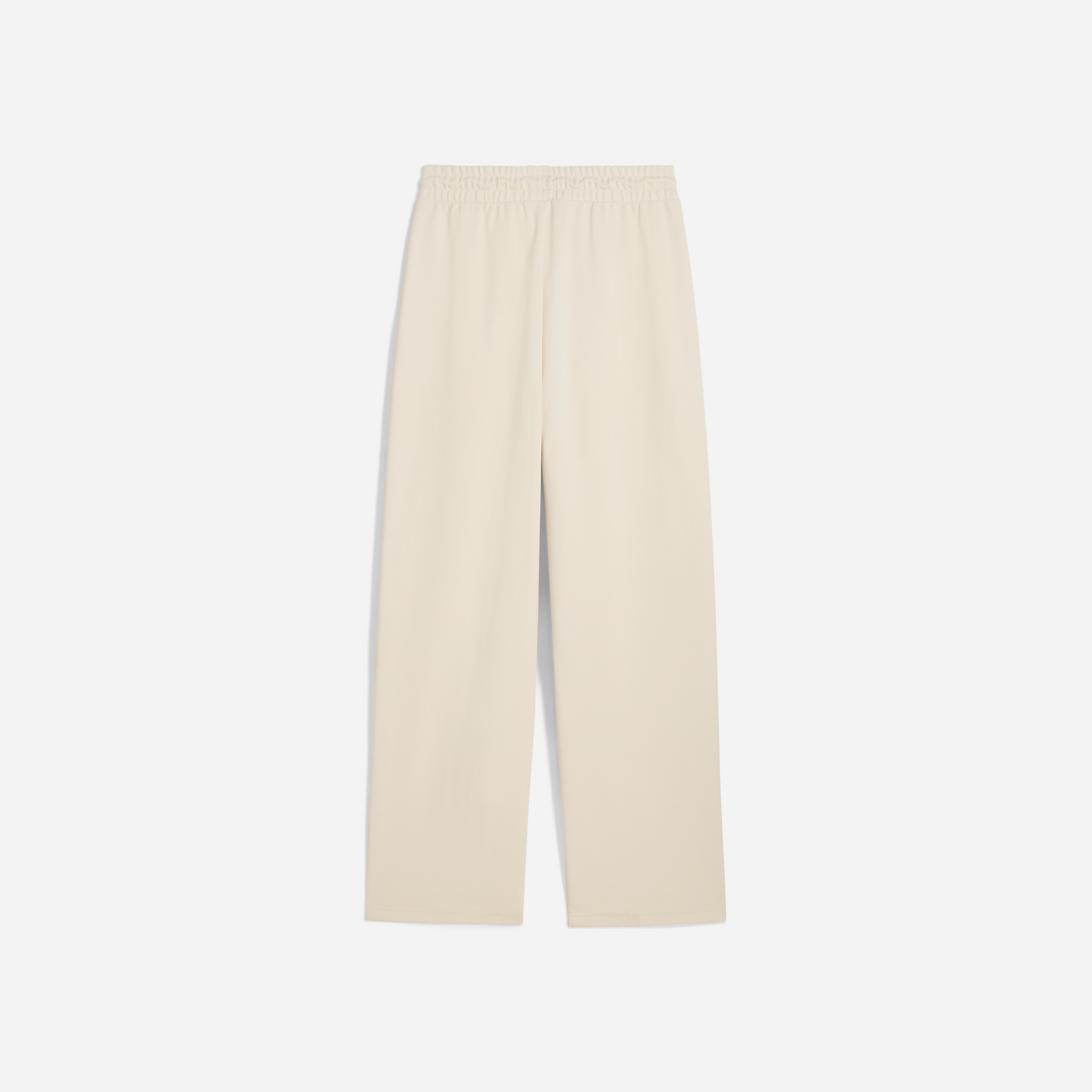 Puma Wardrobe Ess Straight Pintuck Pants Dk Op Adultes Femme Jogging Blanc Cassé