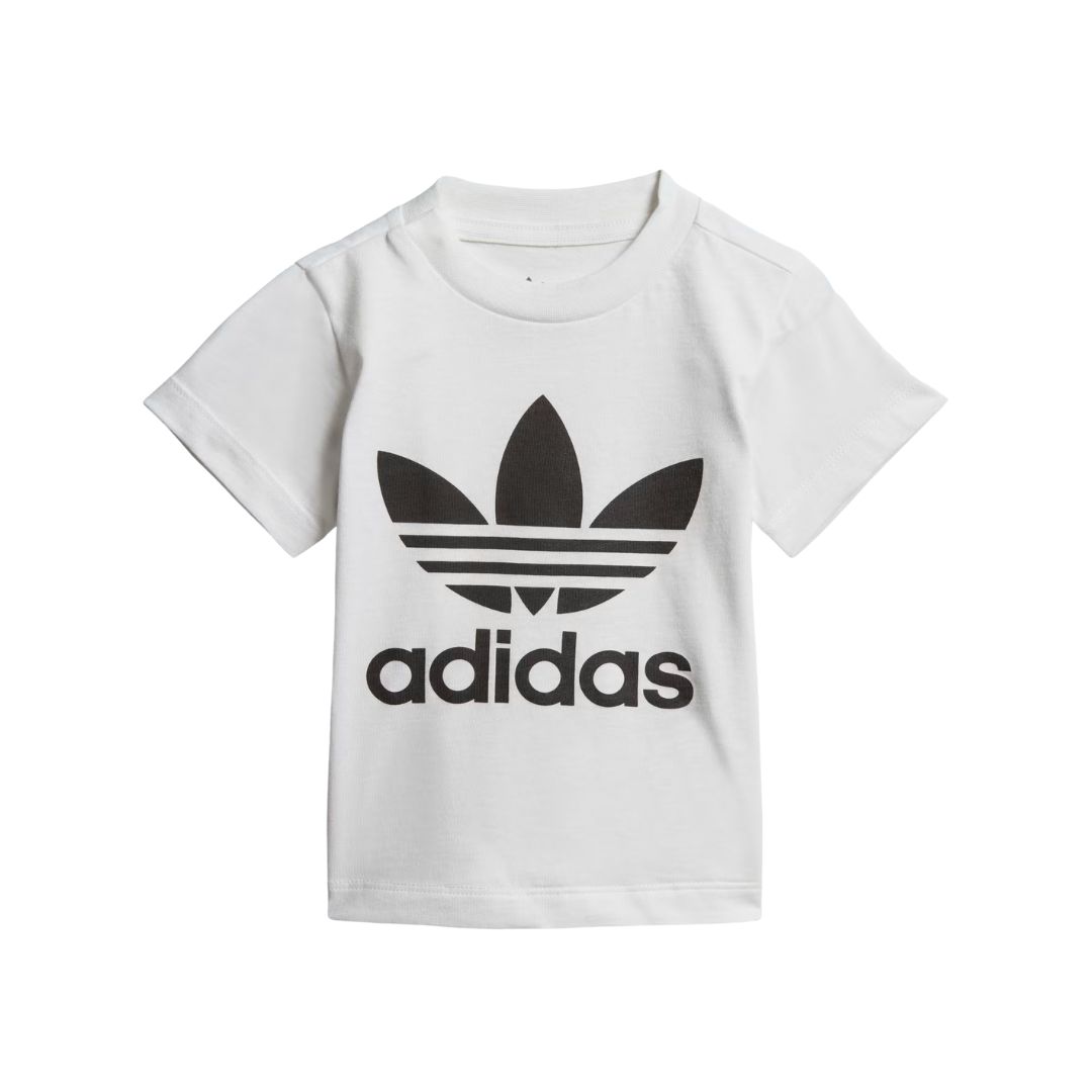Adidas Trefoil Enfants Homme T-Shirts Blanc