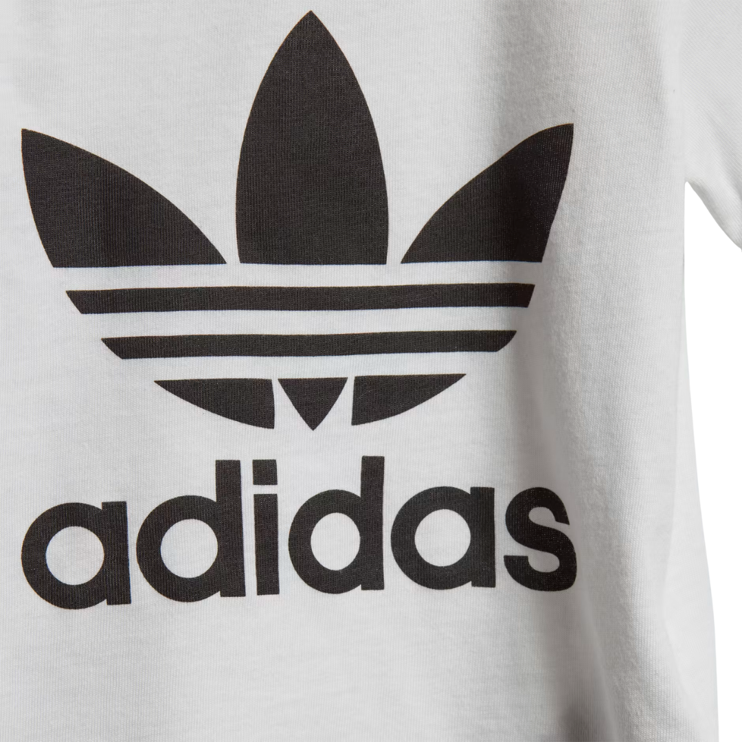 Adidas Trefoil Enfants Homme T-Shirts Blanc