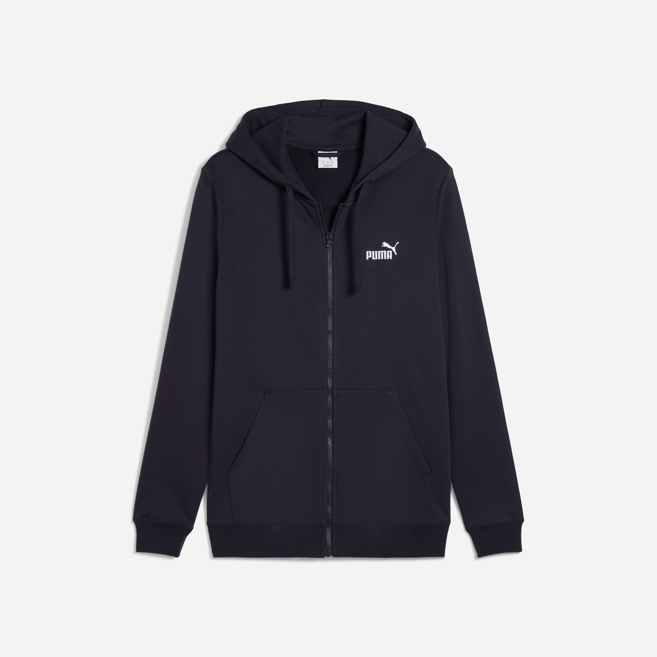 puma ess no. 1 logo full-zip hoodie tr adultes homme hoodies bleu marine