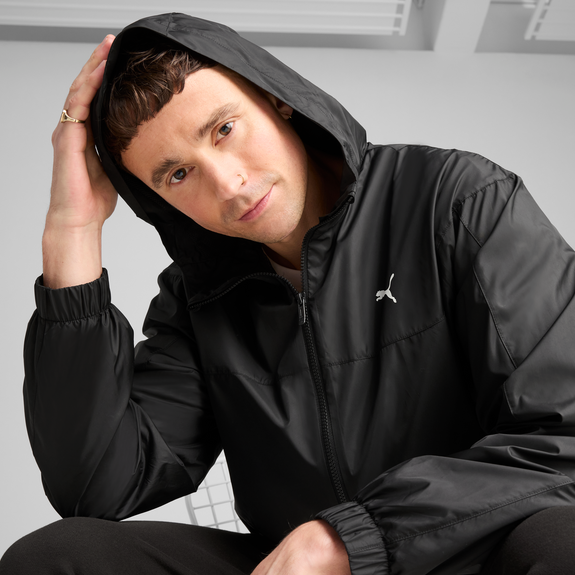 Puma Relaxed Windbreaker Adultes Homme Vestes Noir