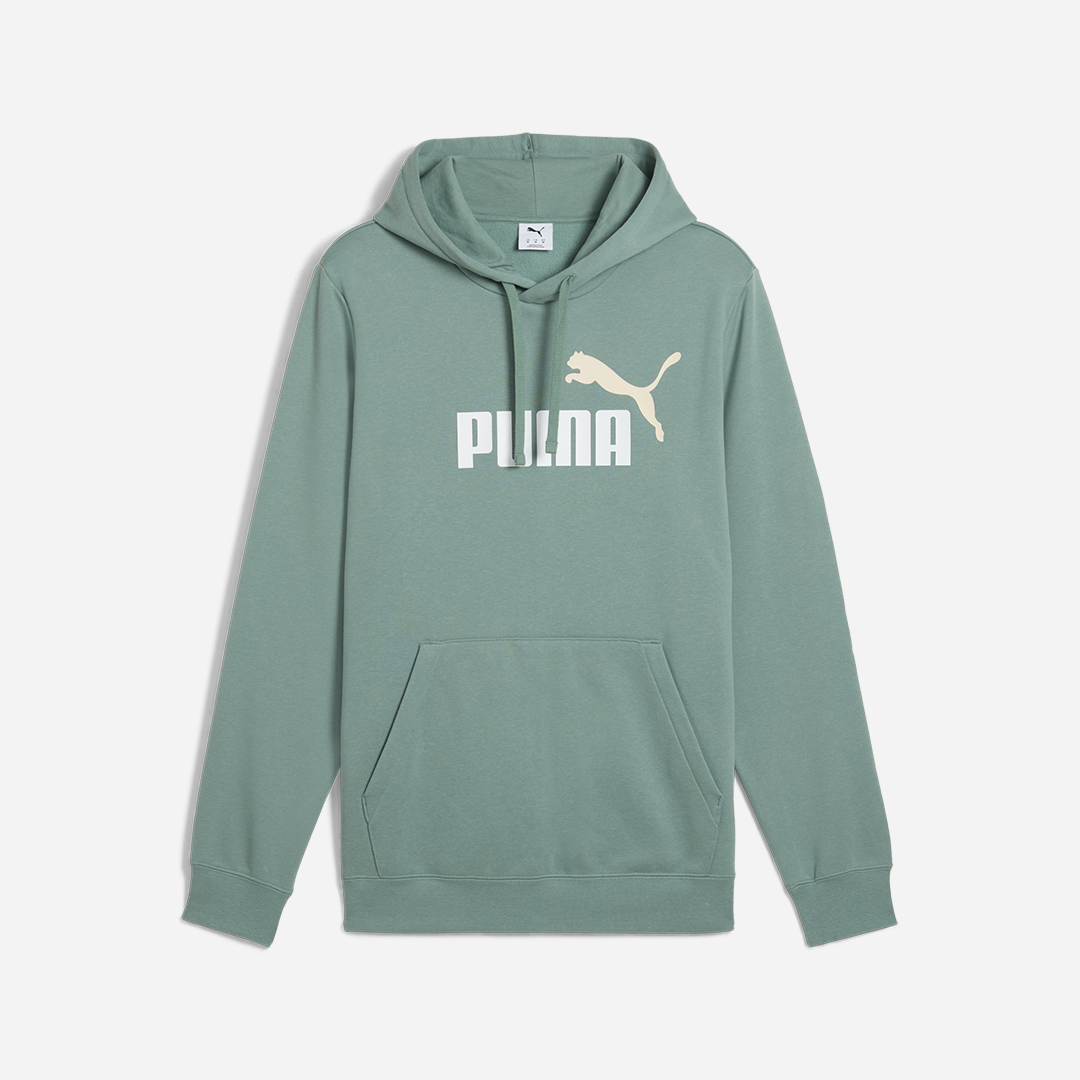 Puma Ess 2 Color No. 1 Logo Hoodie Fl Adultes Homme Hoodies Vert