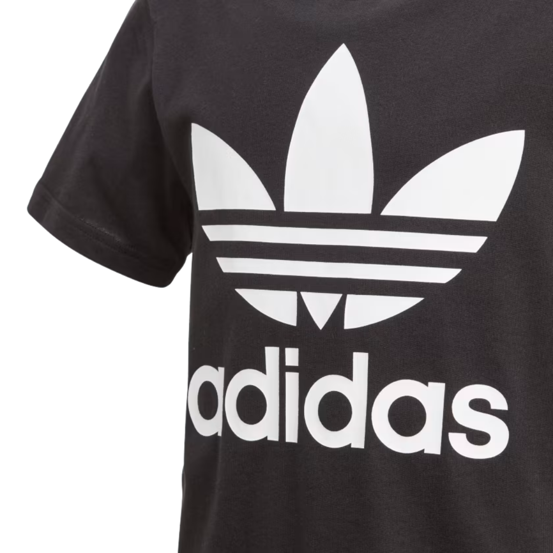 Adidas Trefoil T-Shirts Enfants Homme  Noir