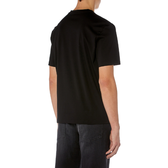 Diesel T-Adjust-K16 Adultes T-Shirt Homme Manches Courtes Noir