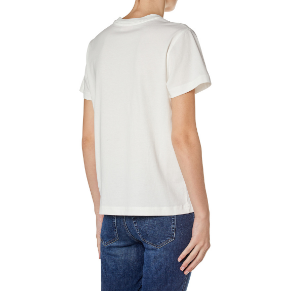 Diesel T-Regs-P10 Adultes T-Shirt Femme Manches Courtes Blanc