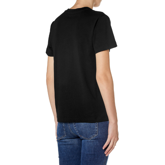 Diesel T-Regs-P10 Adultes T-Shirt Femme Manches Courtes Noir