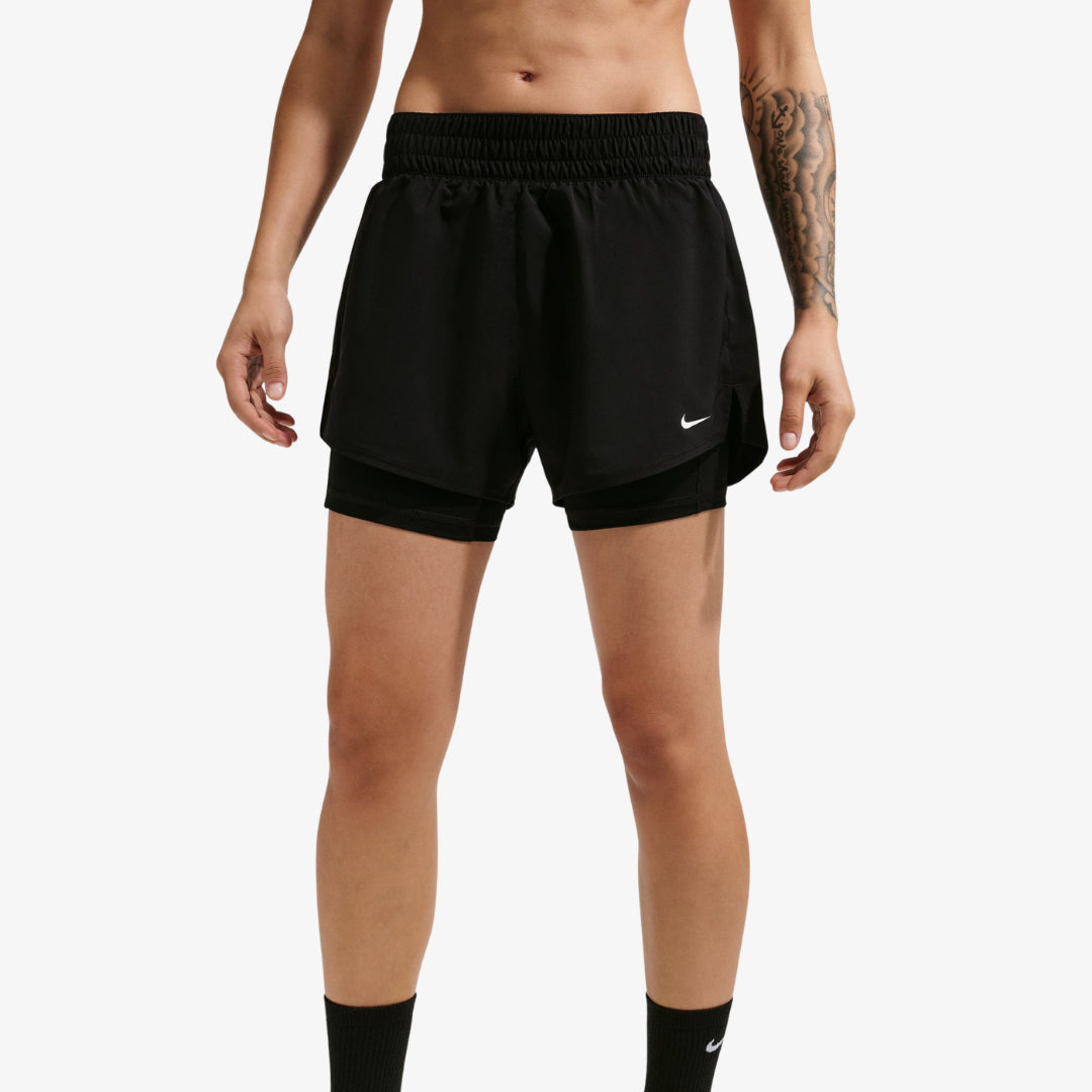 Nike One Dri-Fit Mid-Rise 3-Inch 2-In-1 Shorts