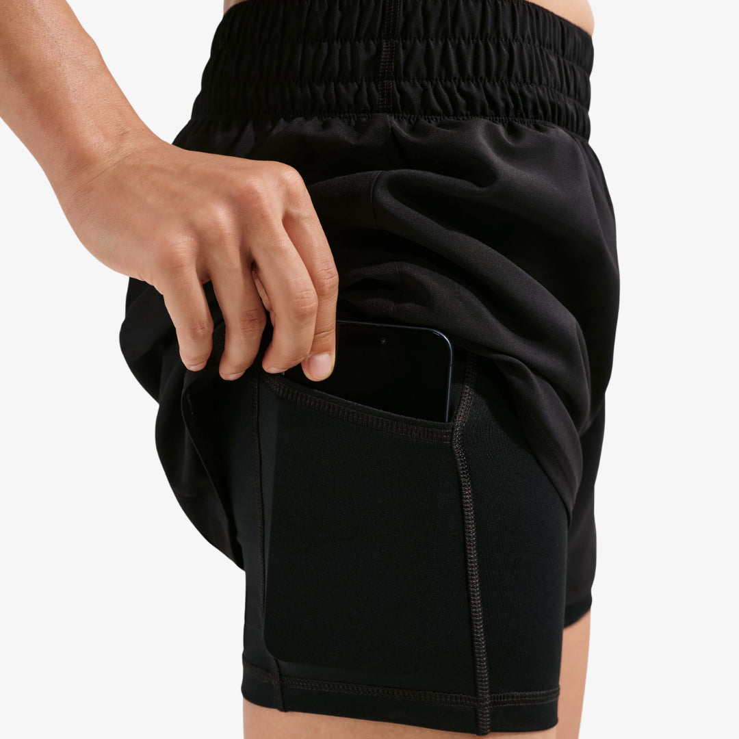 Nike One Dri-Fit Mid-Rise 3-Inch 2-In-1 Short