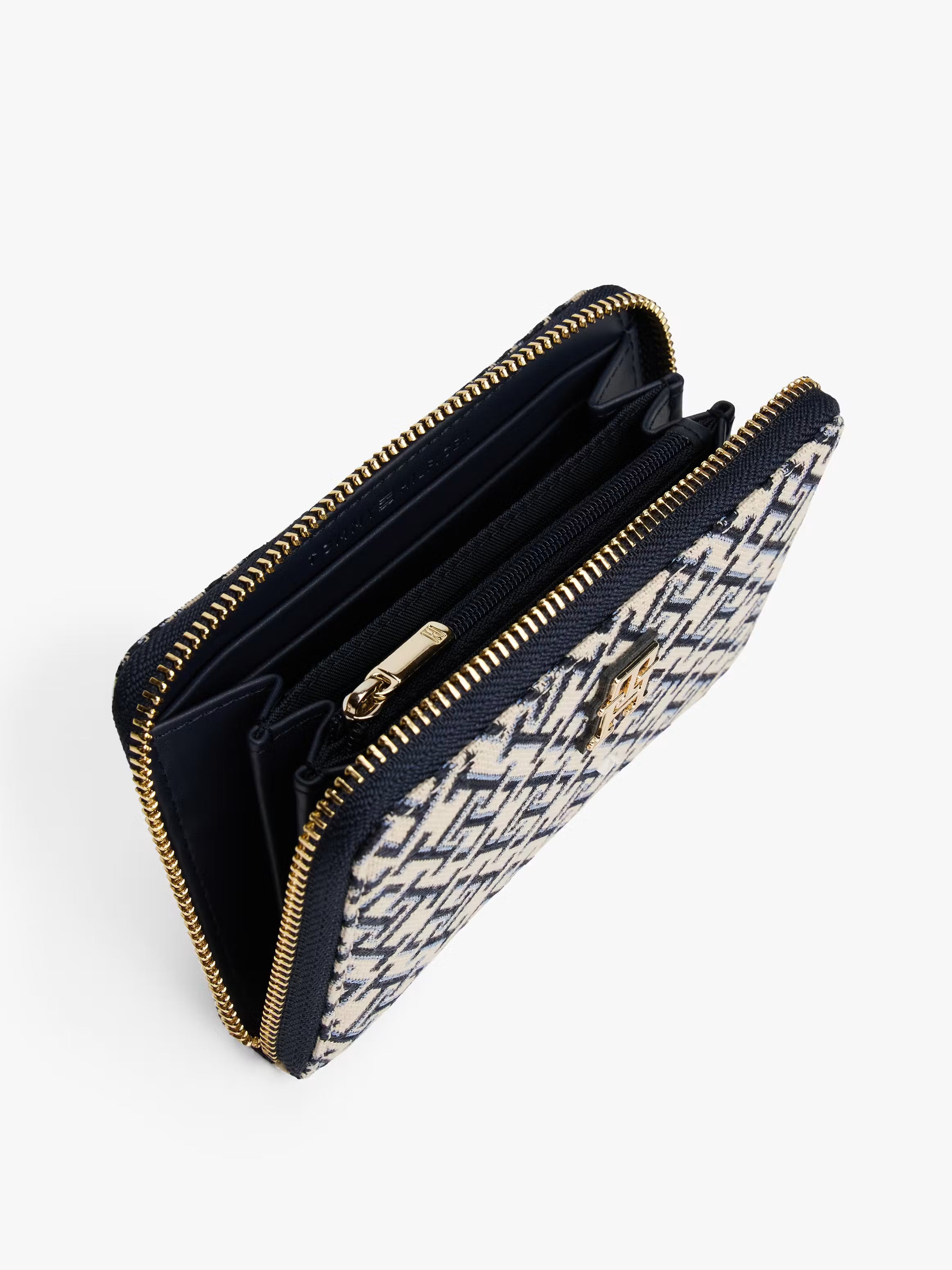 Tommy Hilfiger Jacquard Zip-Around Portefeuille