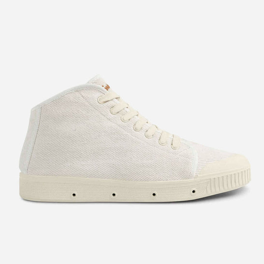 SPRING COURT B2 CANVAS BLANC CASSÉ HOMMES