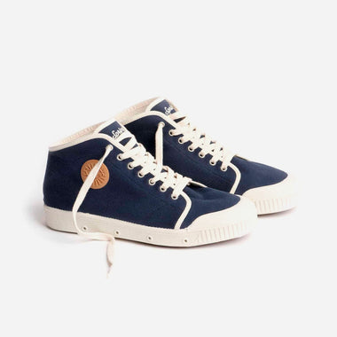 Spring Court B2 Canvas Baskets Adultes Homme Bleu Marine