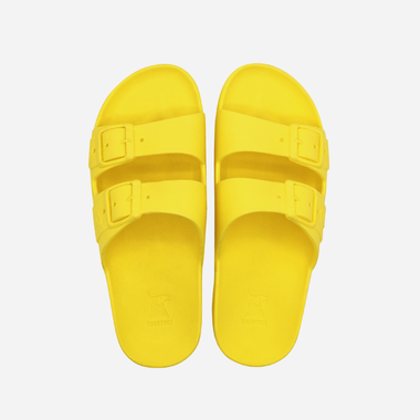 Cacatoès BAHIA YELLOW FLUO Slides Femmes