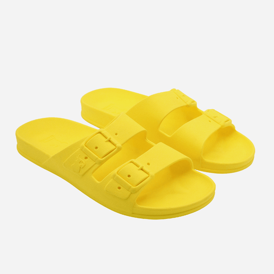 Cacatoès BAHIA YELLOW FLUO Slides Femmes